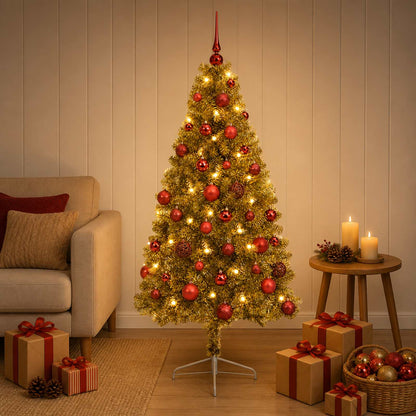 Artificial Christmas Tree with Bauble 150 cm 150 LEDs