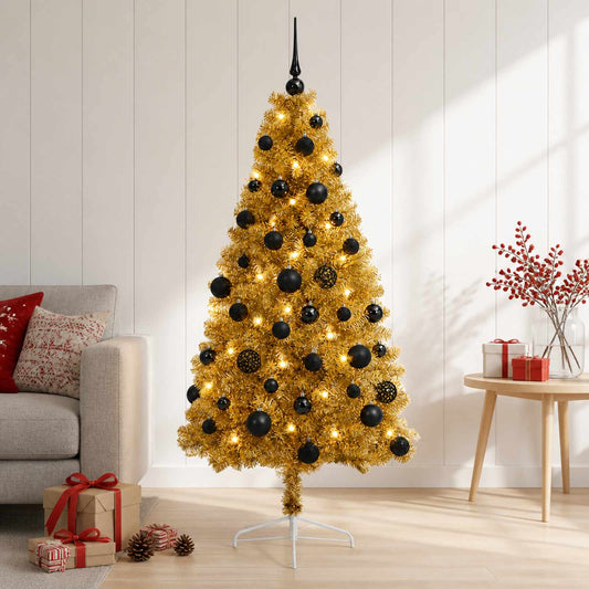 Artificial Christmas Tree with Bauble 150 cm 150 LEDs