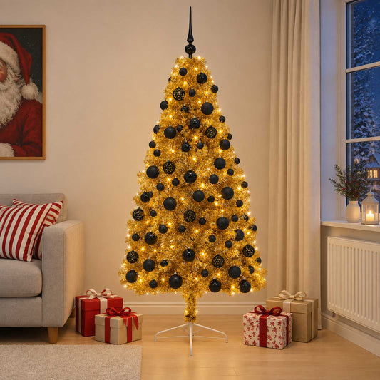 Artificial Christmas Tree with Bauble 180 cm 300 LEDs