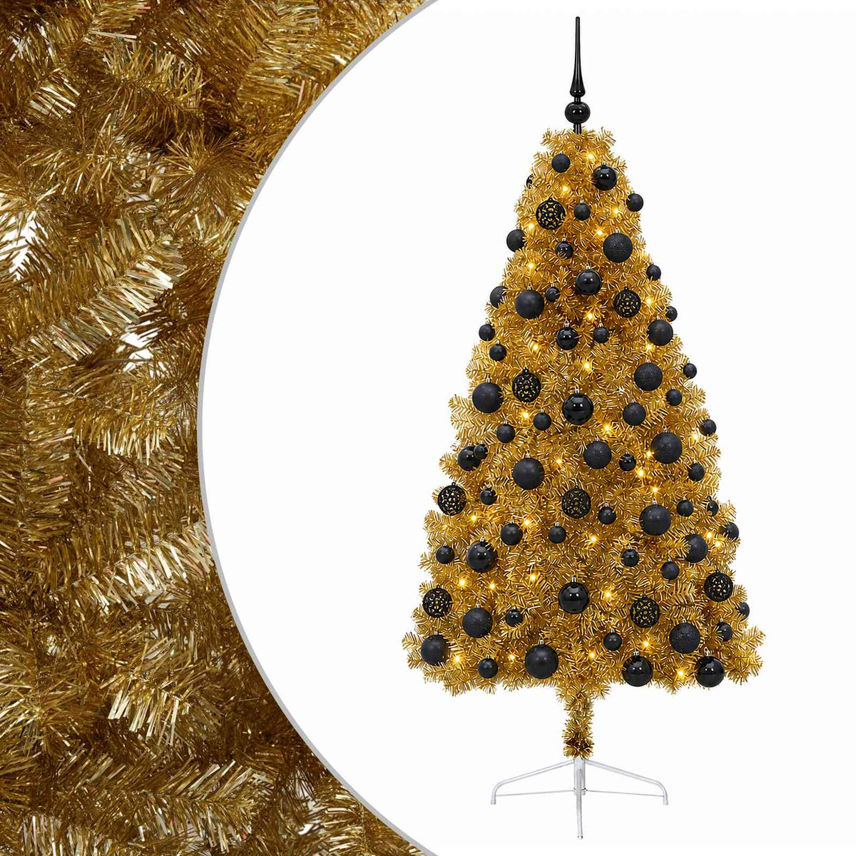 Artificial Christmas Tree with Bauble 210 cm 300 LEDs