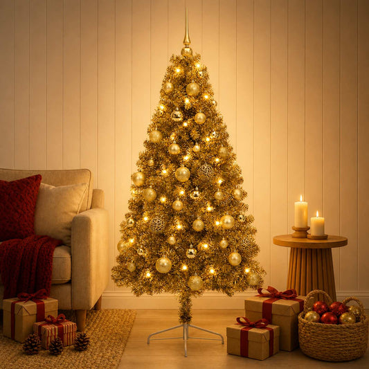 Artificial Christmas Tree with Bauble 120 cm 150 LEDs