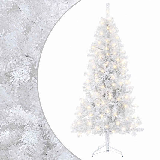 Artificial Hinged Christmas Tree 180 cm 300 LEDs Warm White