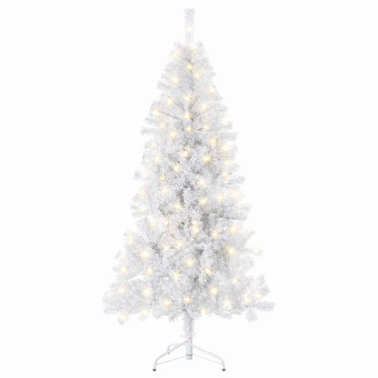 Artificial Hinged Christmas Tree 210 cm 300 LEDs Warm White