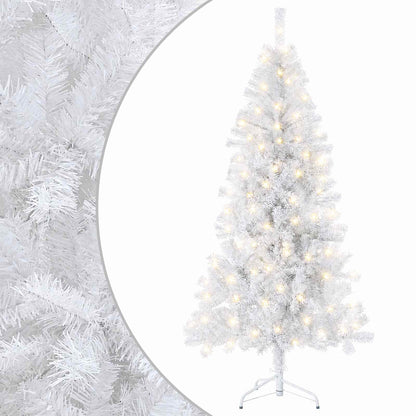 Artificial Hinged Christmas Tree 240 cm 300 LEDs Warm White