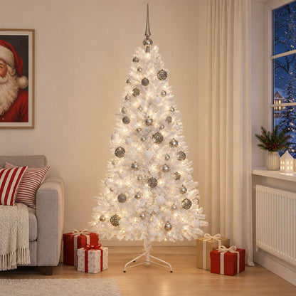 Artificial Christmas Tree with Bauble 180 cm 300 LEDs