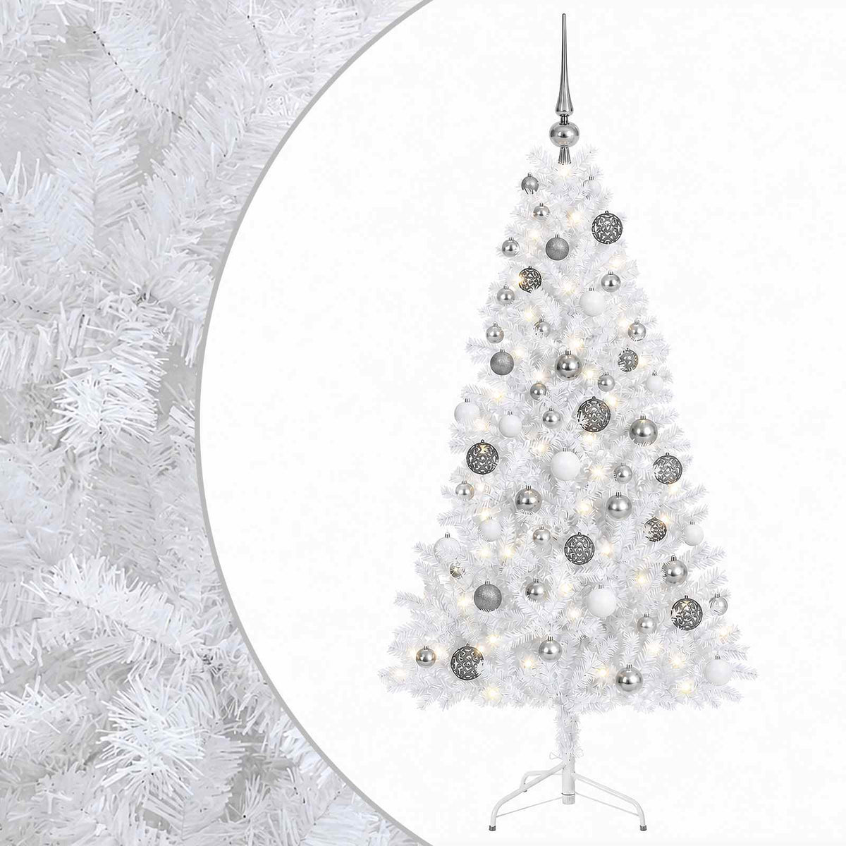 Artificial Christmas Tree with Bauble 180 cm 300 LEDs