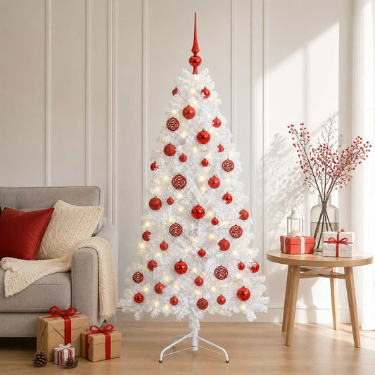 Artificial Christmas Tree with Bauble 150 cm 150 LEDs