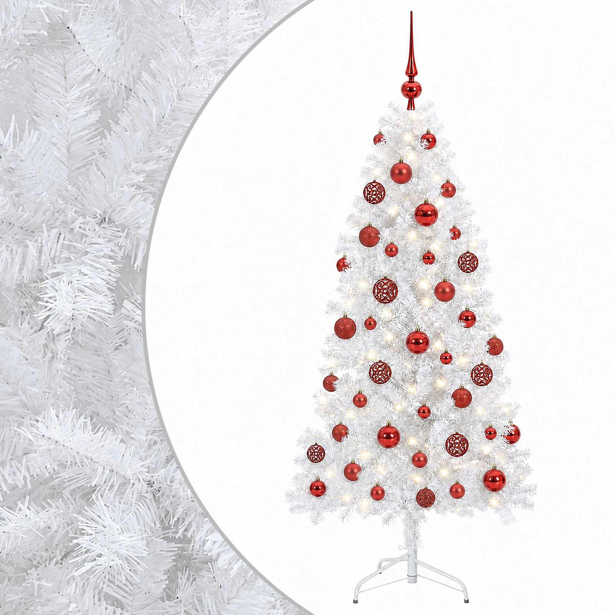 Artificial Christmas Tree with Bauble 150 cm 150 LEDs