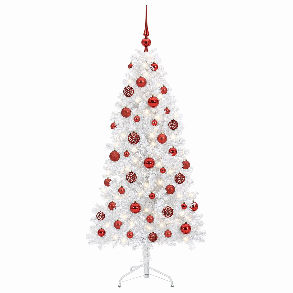 Artificial Christmas Tree with Bauble 150 cm 150 LEDs
