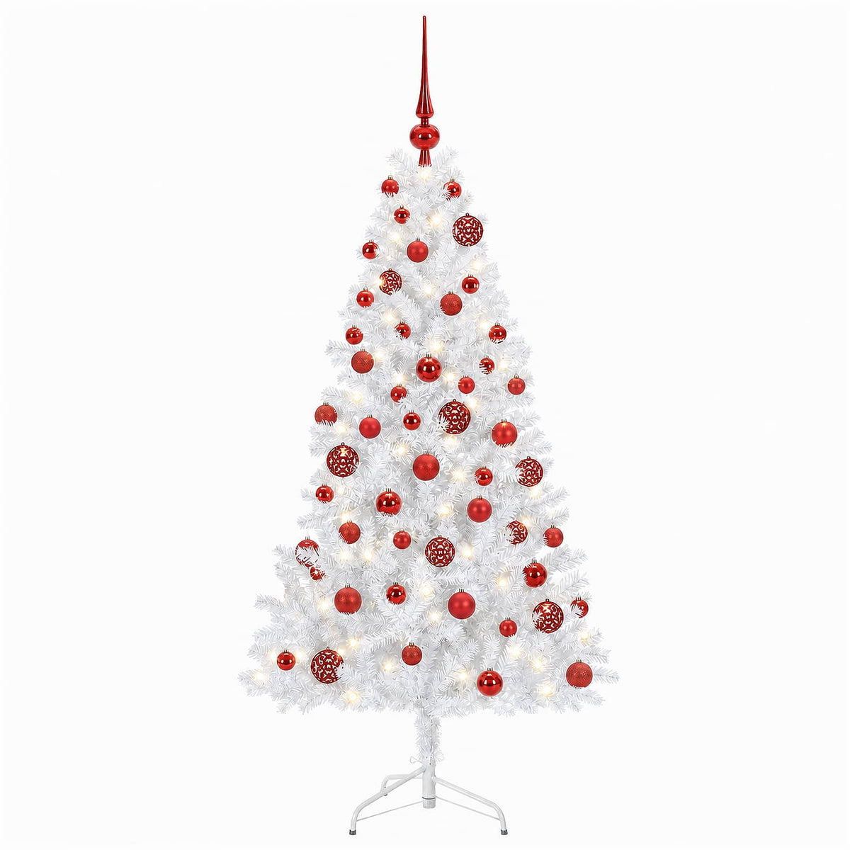Artificial Christmas Tree with Bauble 180 cm 300 LEDs