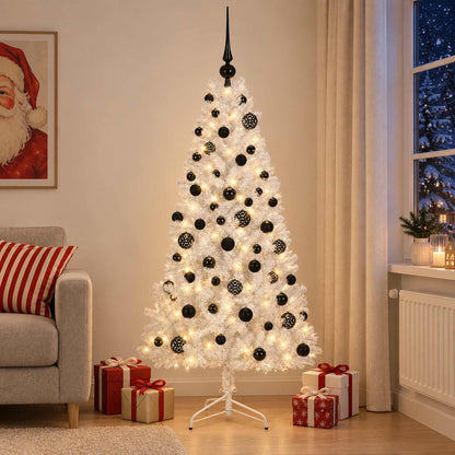 Artificial Christmas Tree with Bauble 210 cm 300 LEDs