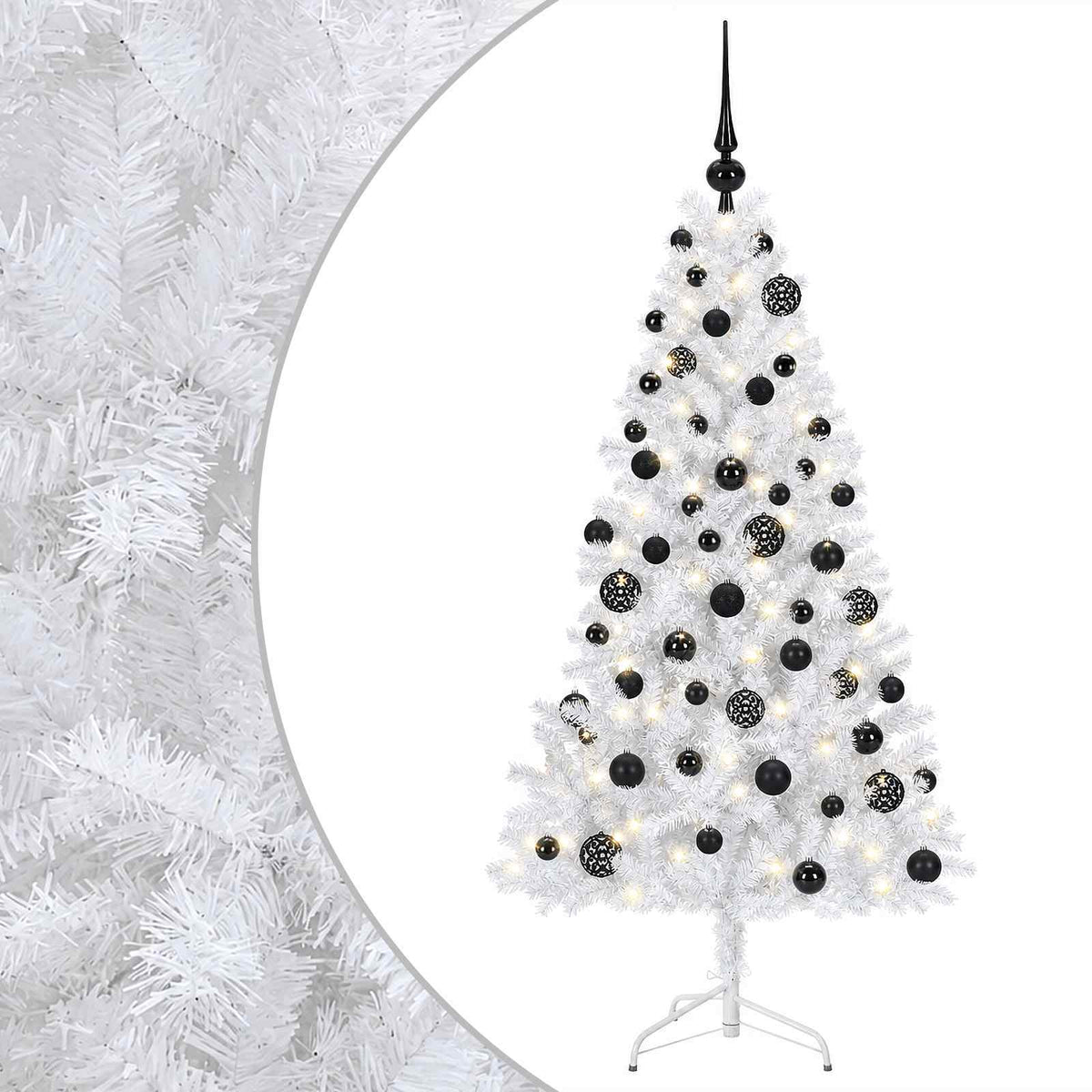 Artificial Christmas Tree with Bauble 210 cm 300 LEDs