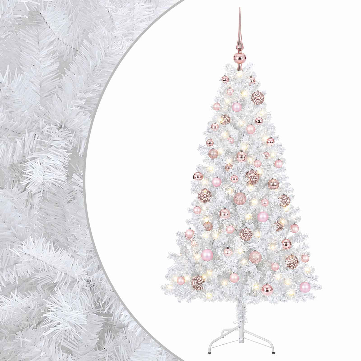 Artificial Christmas Tree with Bauble 210 cm 300 LEDs