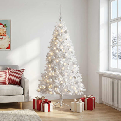 Artificial Christmas Tree with Bauble 210 cm 300 LEDs