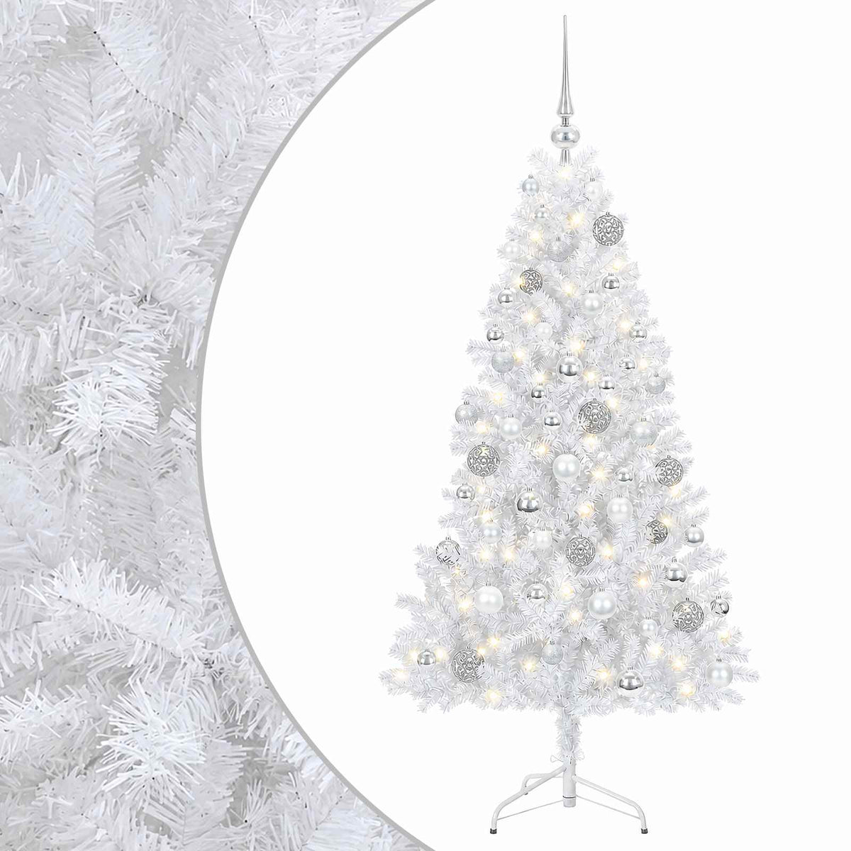 Artificial Christmas Tree with Bauble 180 cm 300 LEDs