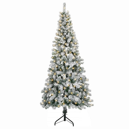 Artificial Hinged Christmas Tree 150 cm 150 LEDs Warm White