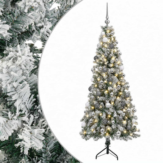 Artificial Christmas Tree with Bauble 210 cm 300 LEDs