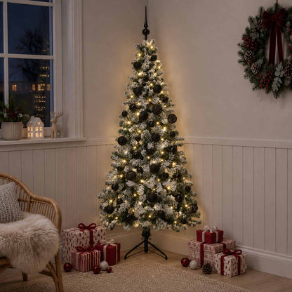 Artificial Christmas Tree with Bauble 150 cm 150 LEDs