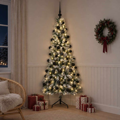 Artificial Christmas Tree with Bauble 240 cm 300 LEDs