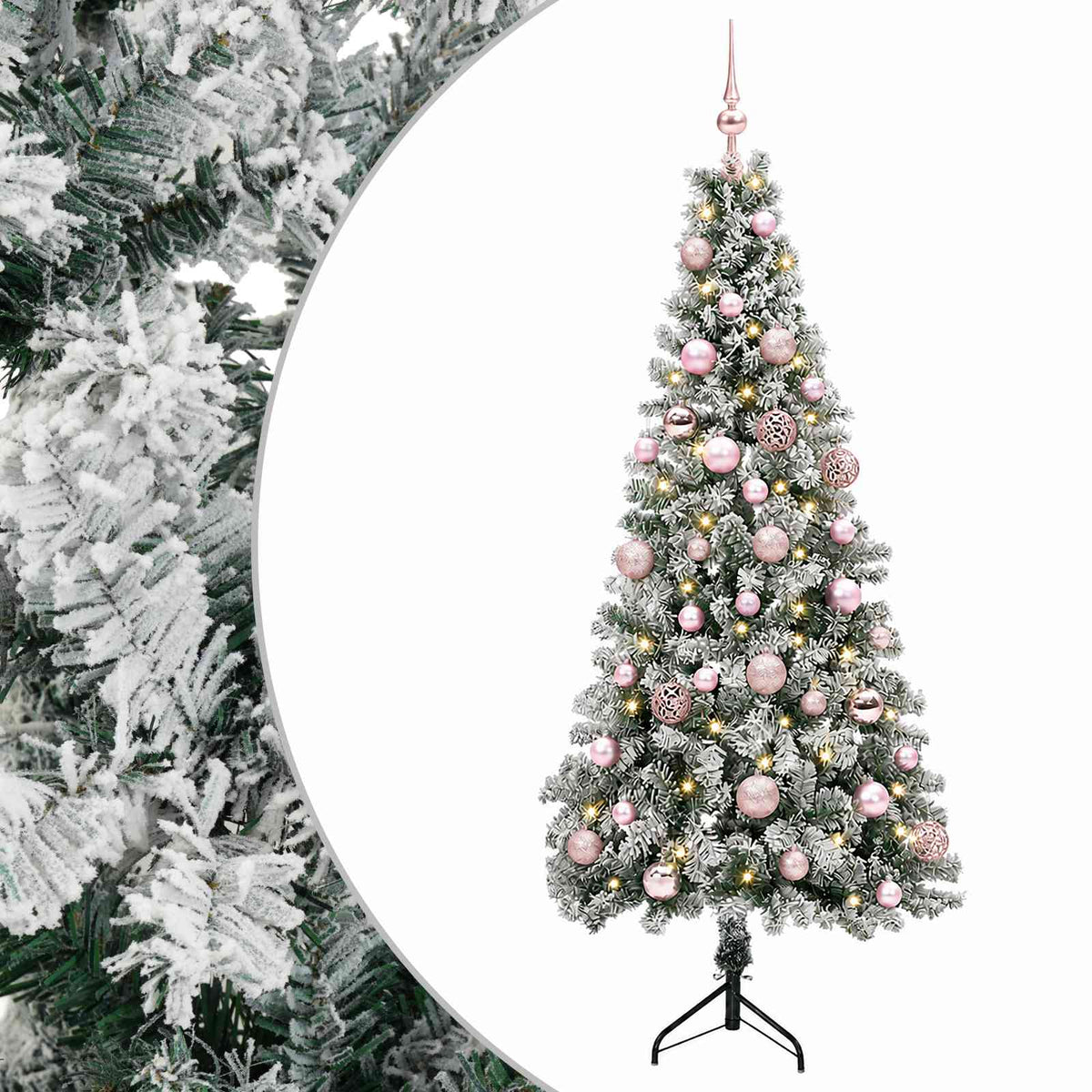 Artificial Christmas Tree with Bauble 150 cm 150 LEDs