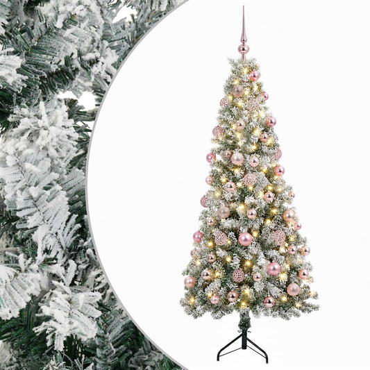 Artificial Christmas Tree with Bauble 210 cm 300 LEDs