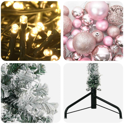 Artificial Christmas Tree with Bauble 240 cm 300 LEDs