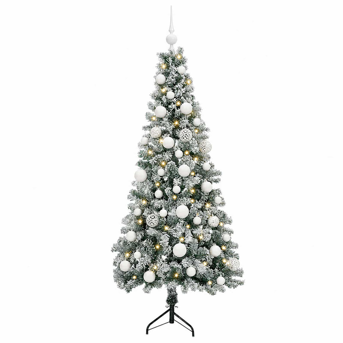 Artificial Christmas Tree with Bauble 150 cm 150 LEDs