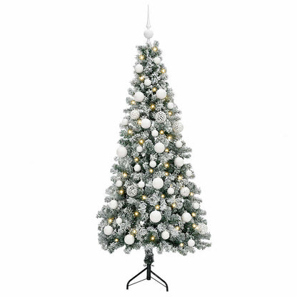 Artificial Christmas Tree with Bauble 150 cm 150 LEDs