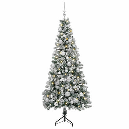 Artificial Christmas Tree with Bauble 150 cm 150 LEDs