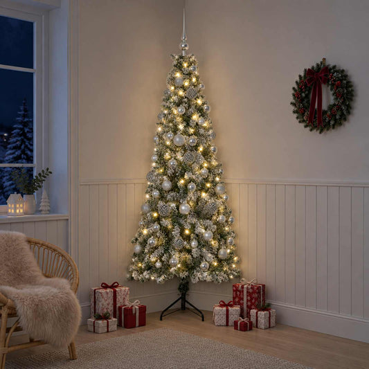 Artificial Christmas Tree with Bauble 210 cm 300 LEDs