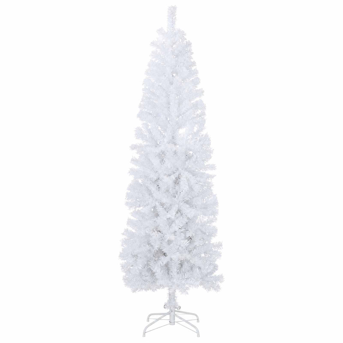 Artificial Slim Christmas Tree with Bauble 180 cm 300 LEDs