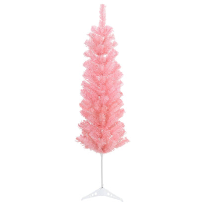 Artificial Slim Christmas Tree with Bauble 120 cm 150 LEDs