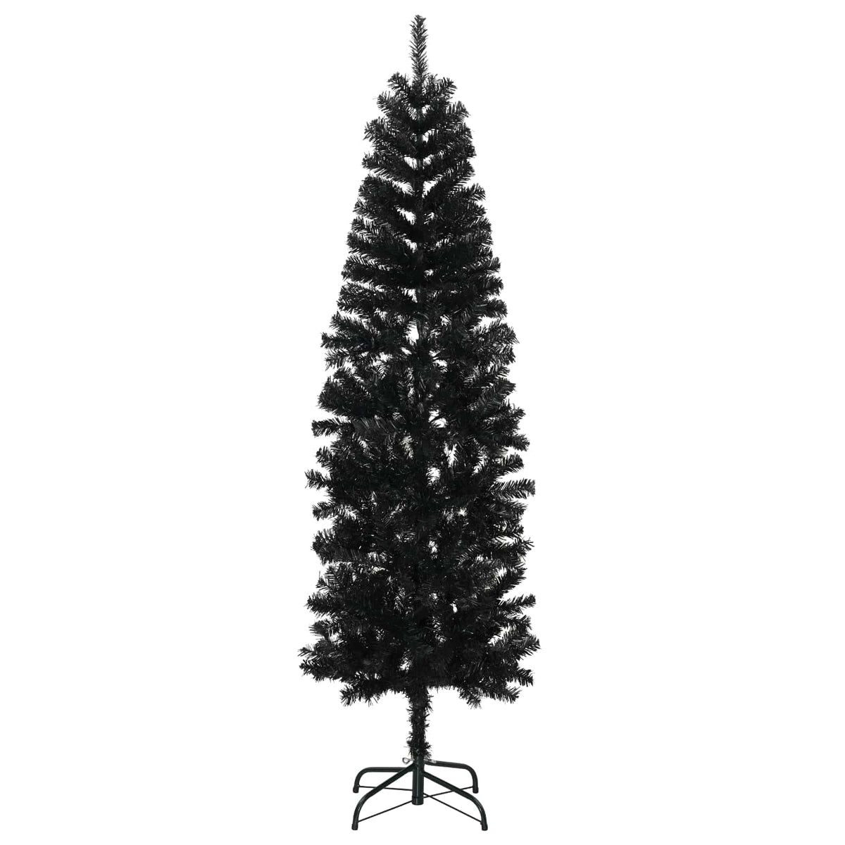 Artificial Slim Christmas Tree with Bauble 210 cm 300 LEDs