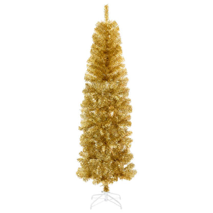 Artificial Slim Christmas Tree with Bauble 180 cm 300 LEDs