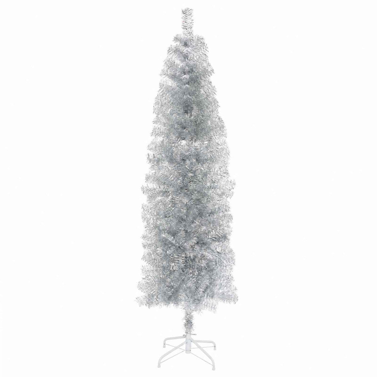 Artificial Slim Christmas Tree with Bauble 180 cm 300 LEDs