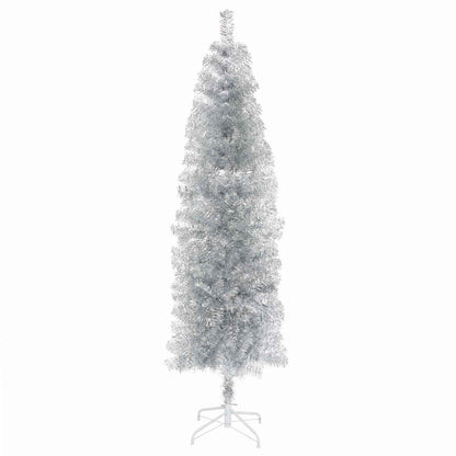 Artificial Slim Christmas Tree with Bauble 180 cm 300 LEDs