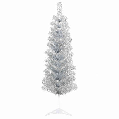 Artificial Slim Christmas Tree with Bauble 150 cm 150 LEDs