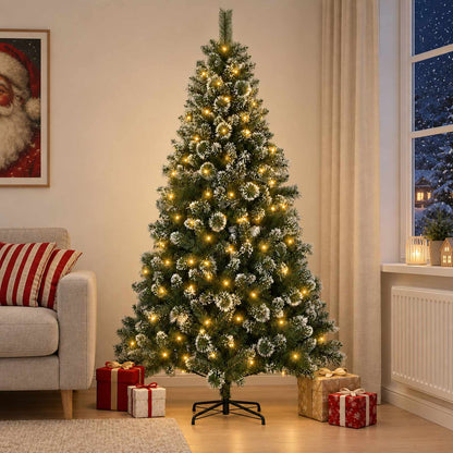 Artificial Christmas Tree 120 cm 150 LEDs Warm White