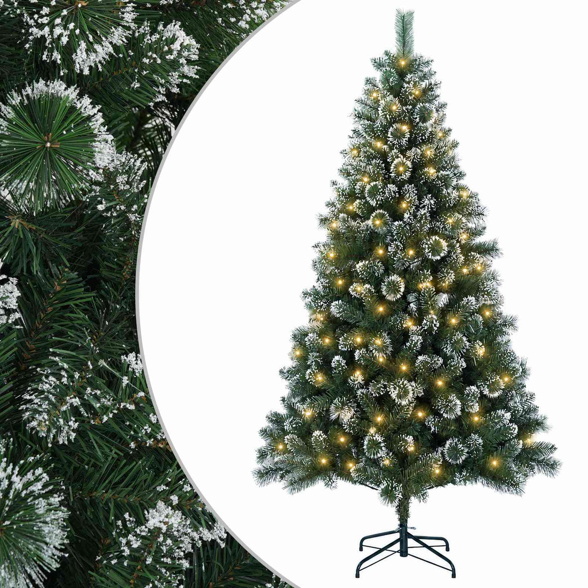 Artificial Christmas Tree 120 cm 150 LEDs Warm White