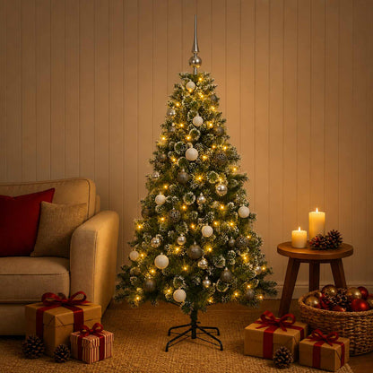 Artificial Christmas Tree with Bauble 120 cm 150 LEDs