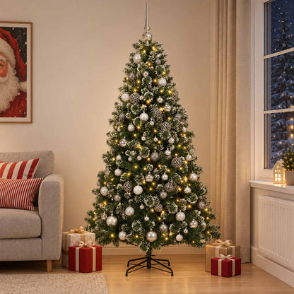 Artificial Christmas Tree with Bauble 210 cm 300 LEDs