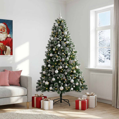 Artificial Christmas Tree with Bauble 210 cm 300 LEDs