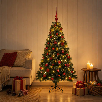 Artificial Christmas Tree with Bauble 120 cm 150 LEDs