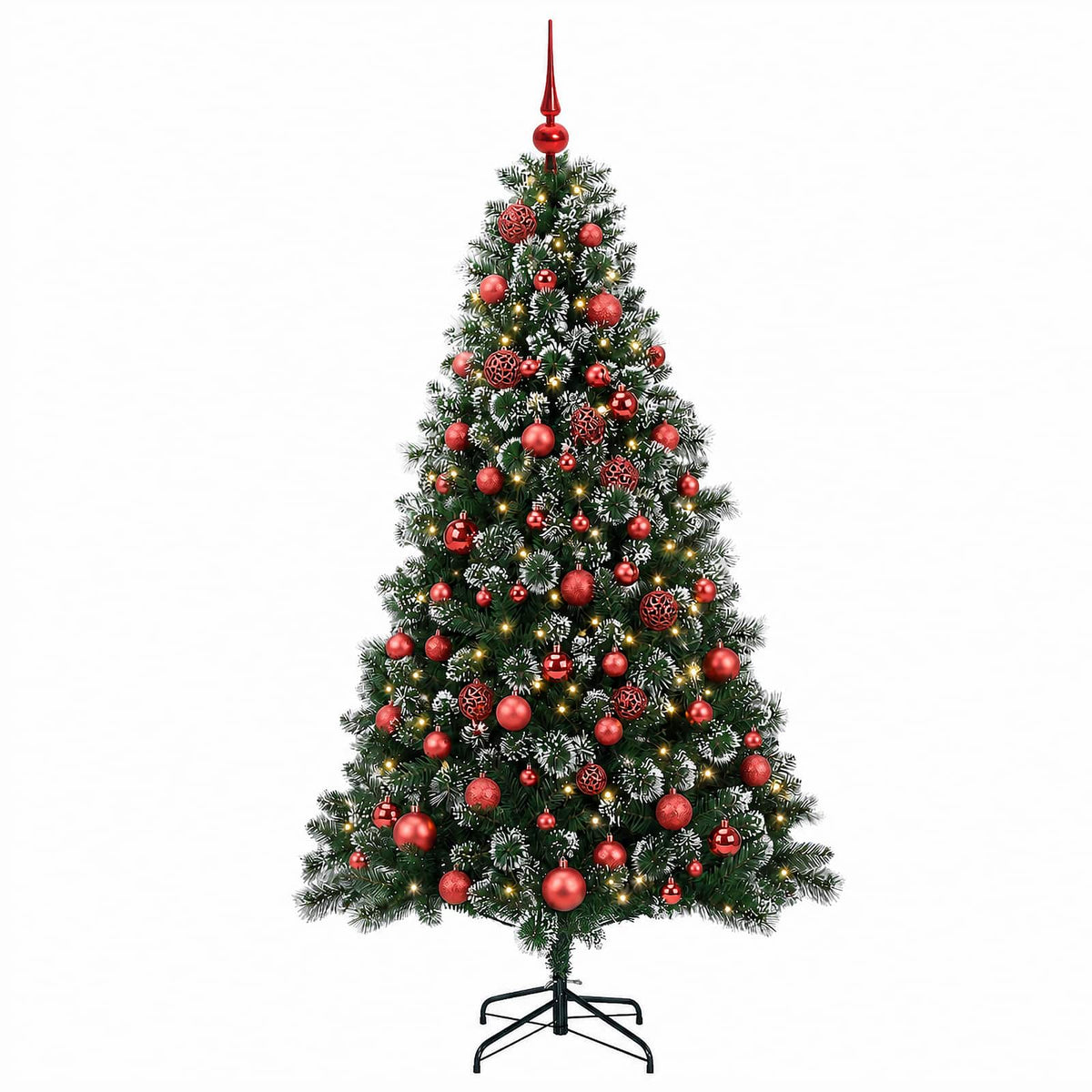 Artificial Christmas Tree with Bauble 210 cm 300 LEDs