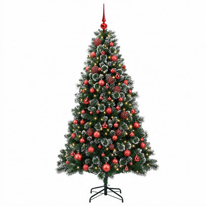 Artificial Christmas Tree with Bauble 210 cm 300 LEDs