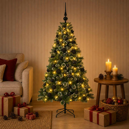 Artificial Christmas Tree with Bauble 120 cm 150 LEDs