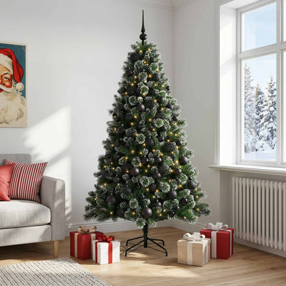 Artificial Christmas Tree with Bauble 210 cm 300 LEDs