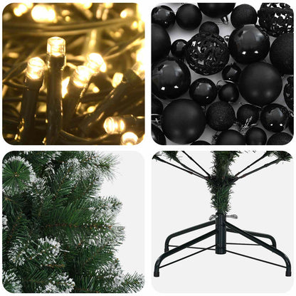Artificial Christmas Tree with Bauble 210 cm 300 LEDs