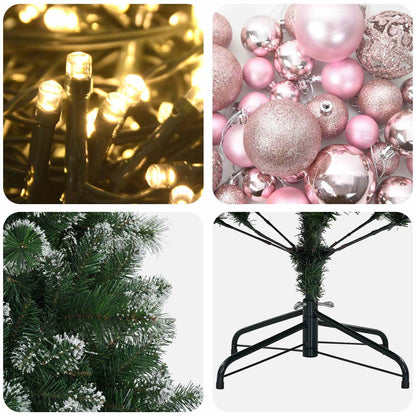 Artificial Christmas Tree with Bauble 120 cm 150 LEDs