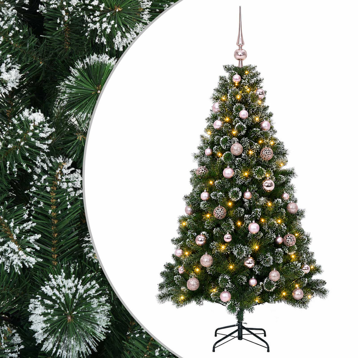 Artificial Christmas Tree with Bauble 120 cm 150 LEDs